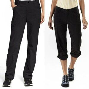 Patagonia Women's Black Quandary Roll-Up Hem Hiking Pants Size 10